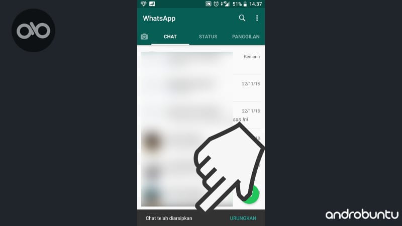 cara menyembunyikan whatsapp seseorang