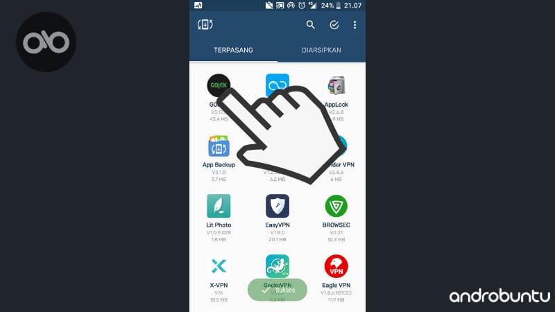 Cara melihat file apk di android