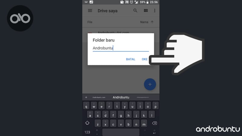 Cara Membuat Folder Baru di Google Drive Android