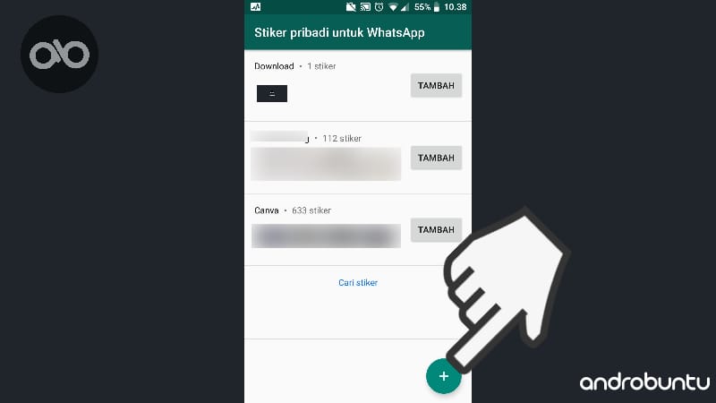 Cara Membuat Stiker WhatsApp Dengan Foto Sendiri Di Android by Androbuntu