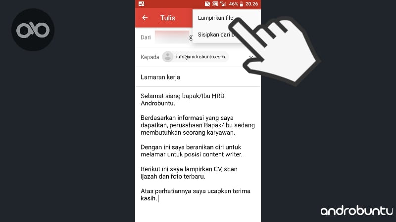 Cara Mengirim Lamaran Kerja Via Email Di Android Panduan Lengkap 