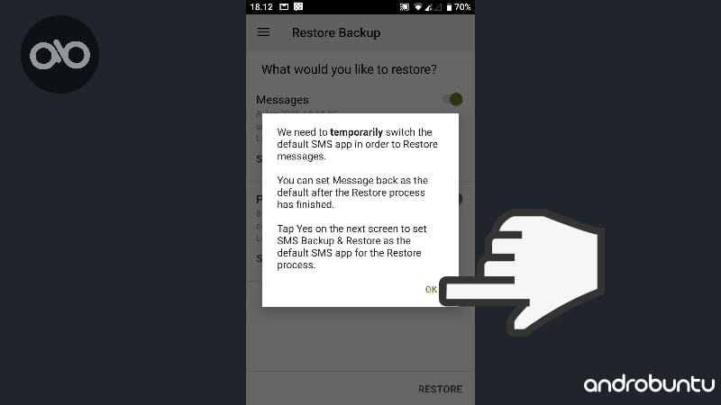 Cara Backup SMS Di Android by Androbuntu