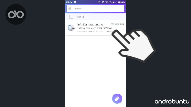 Cara Kirim Email Yahoo Lewat Komputer & Android by Androbuntu