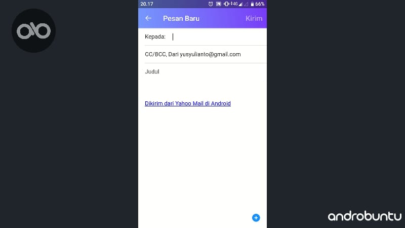 Cara Kirim Email Yahoo Lewat Komputer & Android by Androbuntu