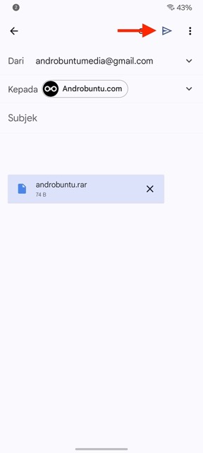 Cara Kirim Folder di Gmail 8