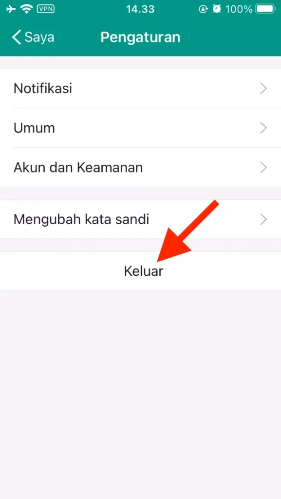 Cara Logout dari MiChat by Androbuntu 2