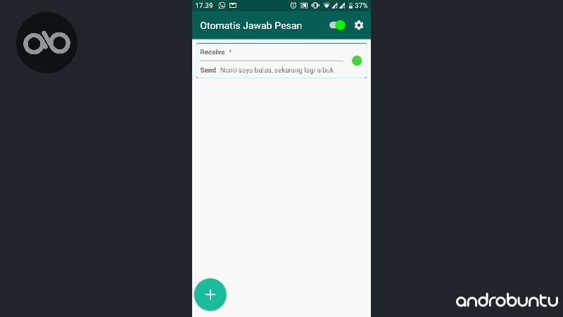 Cara Membalas Pesan Otomatis di GB WhatsApp Android by Androbuntu 6