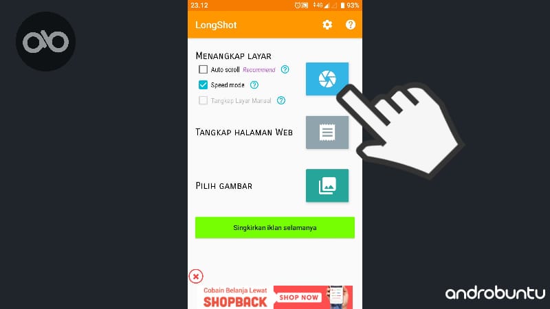 Cara Membuat Screenshot Panjang Chat WhatsApp Di Android by Androbuntu 1