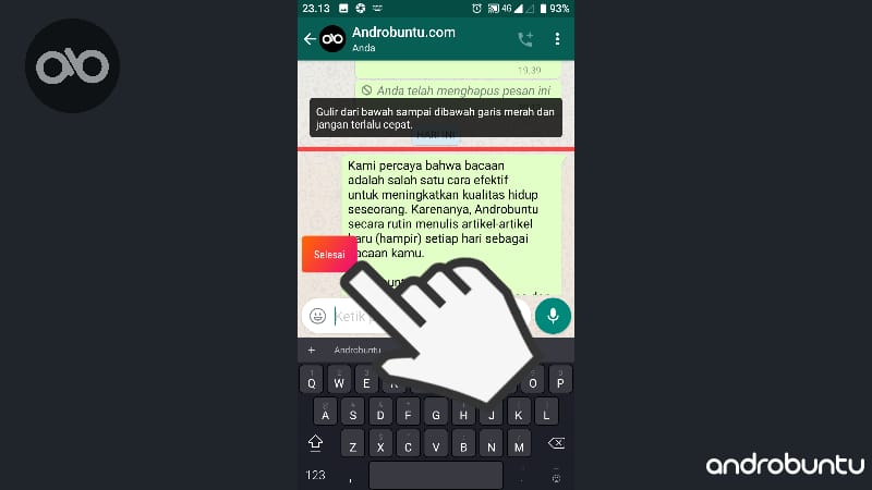 cara screenshot panjang di whatsapp tanpa aplikasi
