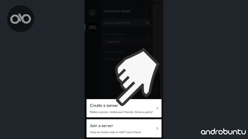 Cara Membuat Server Discord Di Android by Androbuntu 3