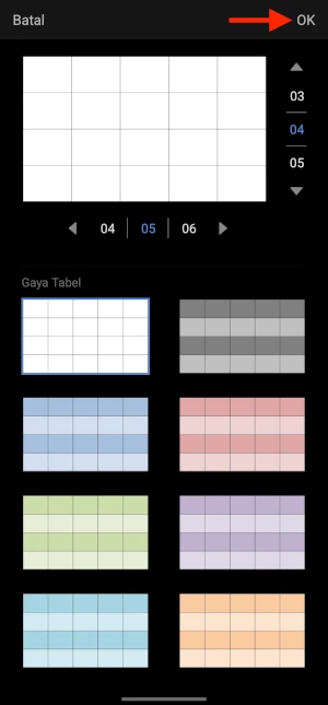 Cara Membuat Tabel di WPS Office 2