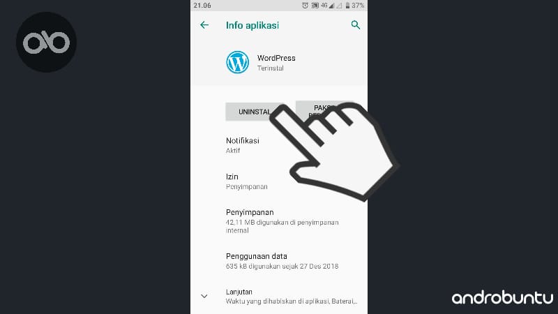 Cara Mengatasi Aplikasi WordPress Error di Android by Androbuntu 3
