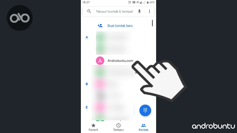 Cara Mengirim Kontak Melalui WhatsApp by Androbuntu 1