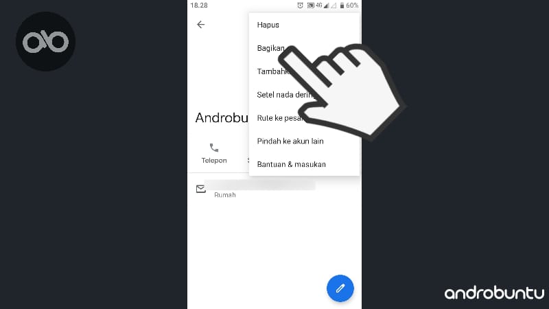Cara Mengirim Kontak Melalui WhatsApp by Androbuntu 3