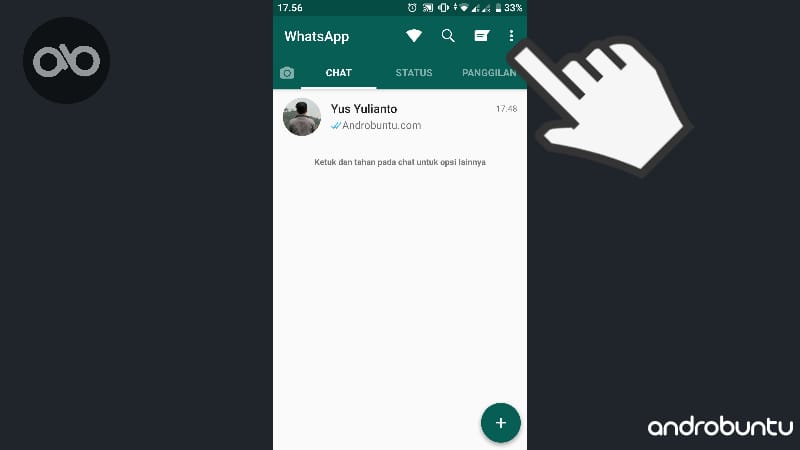 Cara Mengubah Huruf di WhatsApp Secara Keseluruhan by Androbuntu 1