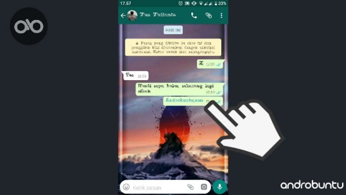Cara Mengubah Huruf di WhatsApp Secara Keseluruhan by Androbuntu 5