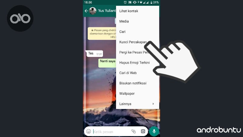Cara Mengunci Chat Di GB WhatsApp Tanpa Aplikasi Tambahan