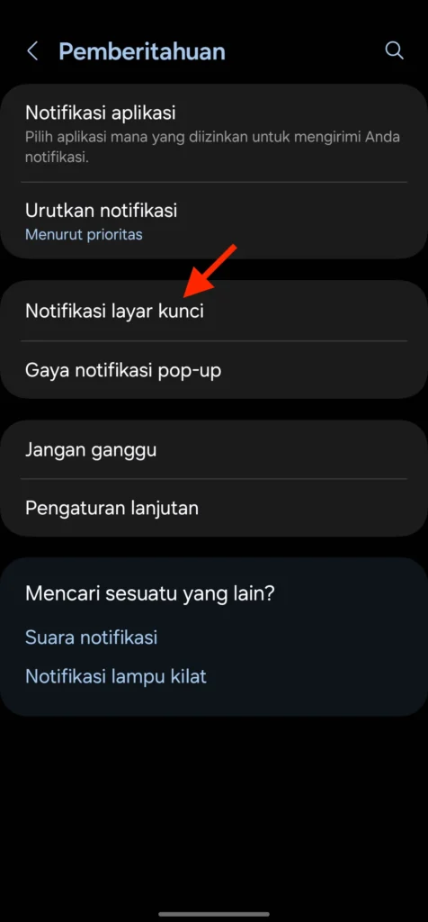 Notifikasi Lockscreen Android 2