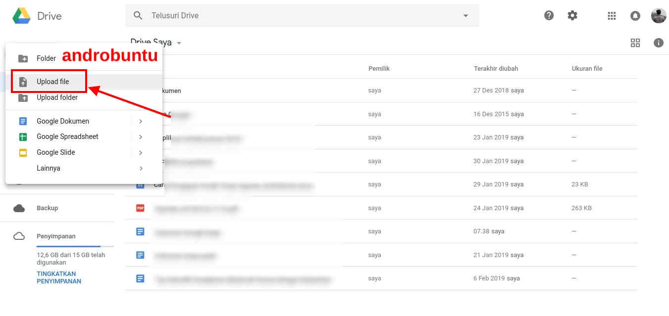 Cara Embed Video di Google Drive by Androbuntu 2