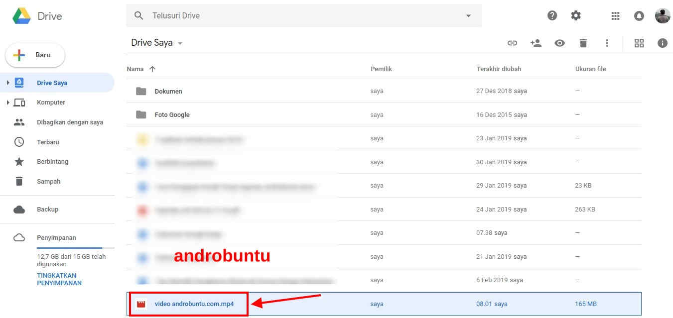 Cara Embed Video di Google Drive by Androbuntu 5