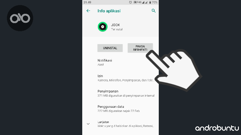 Cara Mengatasi Aplikasi JOOX Error di Android by Androbuntu 1