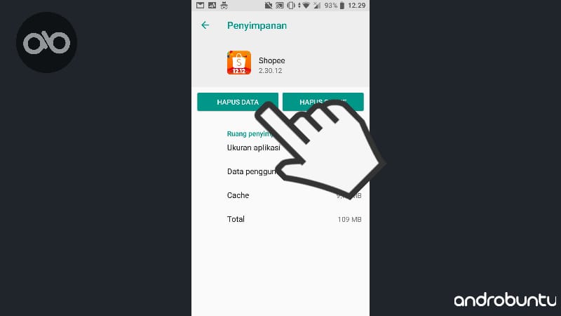 Cara Mengatasi Aplikasi Shopee Error di Android by Androbuntu 2