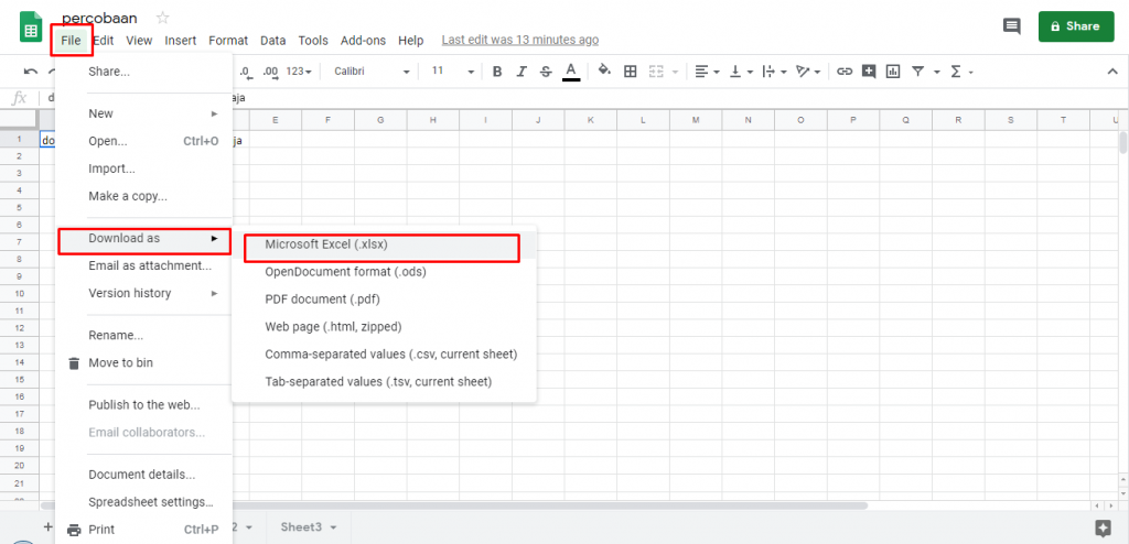 Cara Menghilangkan Password pada File Excel dengan Mudah Menggunakan Google Docs 5