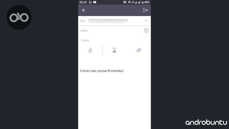 Cara Mengirim Email di ProtonMail Beserta dengan Lampiran by Androbuntu 2