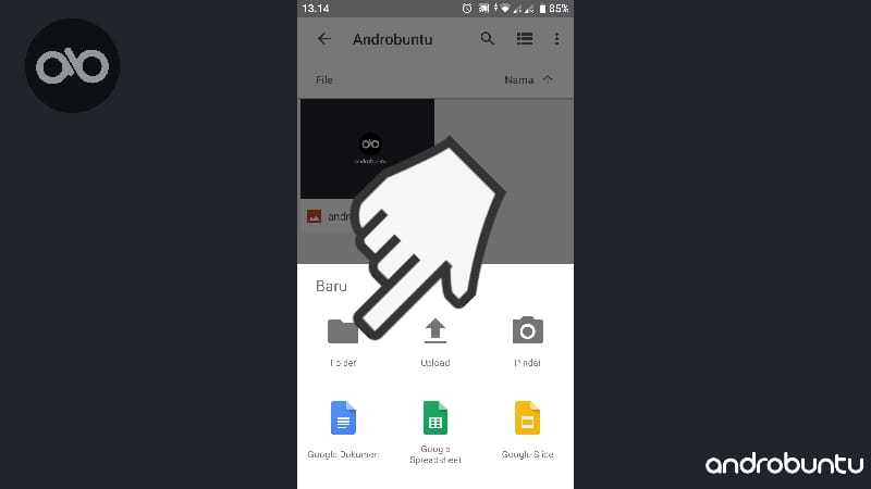 Cara Mengirim Folder Melalui Google Drive by Androbuntu 2