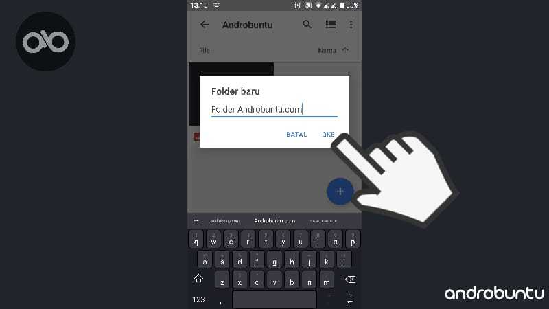 Cara Mengirim Folder Melalui Google Drive by Androbuntu 3