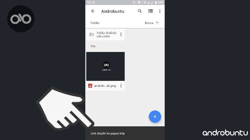 Cara Mengirim Folder Melalui Google Drive by Androbuntu 7
