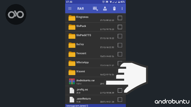 Cara Mengirim Folder Melalui WhatsApp dengan Mudah by Androbuntu 3