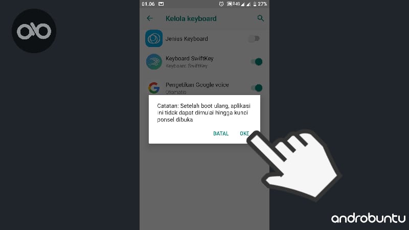 cara menggunakan jenius keyboard di Android by Androbuntu 5