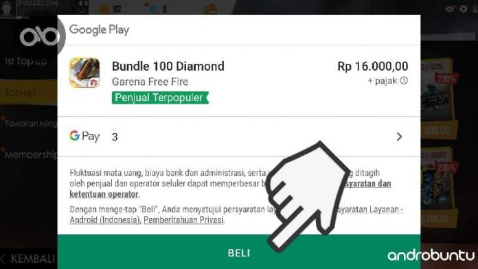 Cara Beli / Top Up Diamond Free Fire Pakai Pulsa di Android