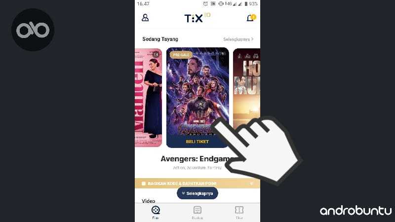 Cara Beli Tiket Avengers Endgame di Aplikasi Tix ID by Androbuntu.com 1