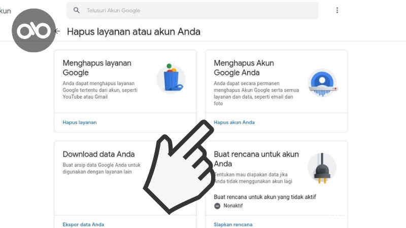 cara menghapus akun gmail yang tidak terpakai