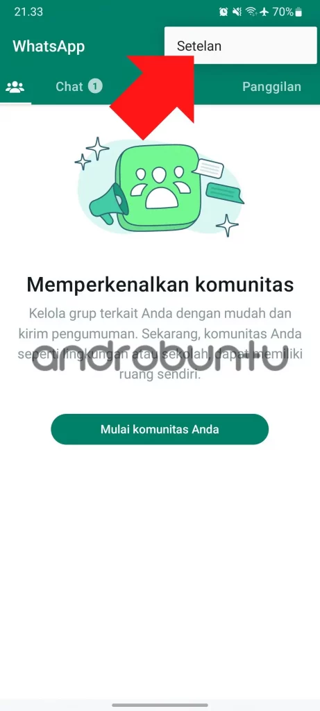 Cara Menghapus Akun WhatsApp by Androbuntu 1