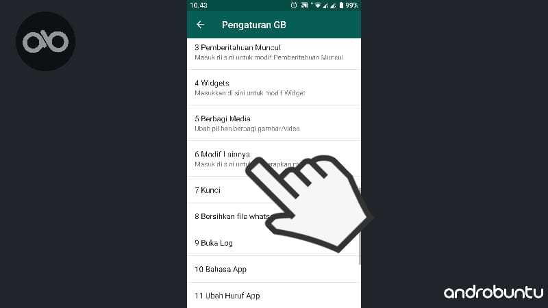 Cara Mengubah Ikon Aplikasi WhatsApp di Android by Androbuntu.com 2