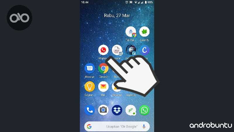 Cara Mengubah Ikon Aplikasi WhatsApp di Android by Androbuntu.com 3