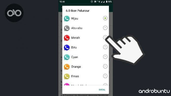 Cara Mengubah Ikon Aplikasi WhatsApp di Android by Androbuntu.com 5