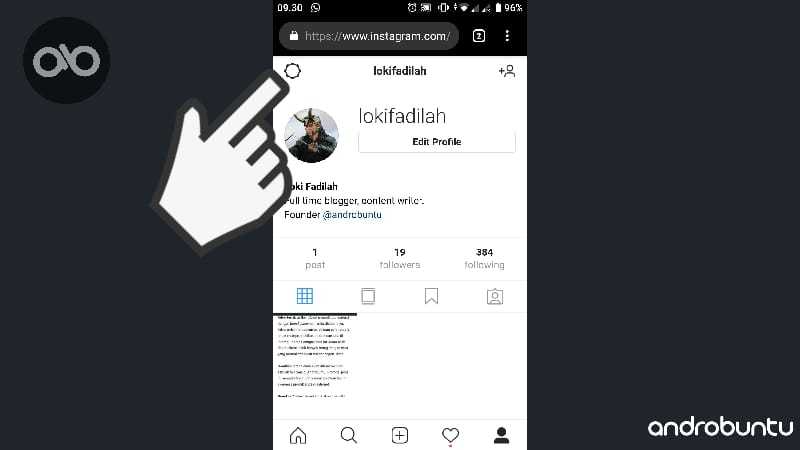Cara Menonaktifkan Instagram Sementara dan Permanen by Androbuntu.com 1