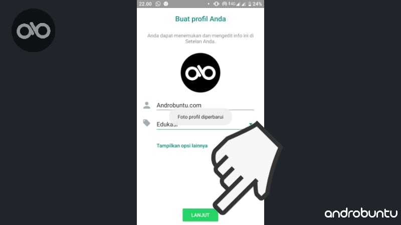 Cara Membuat Akun WhatsApp Business by Androbuntu.com 6