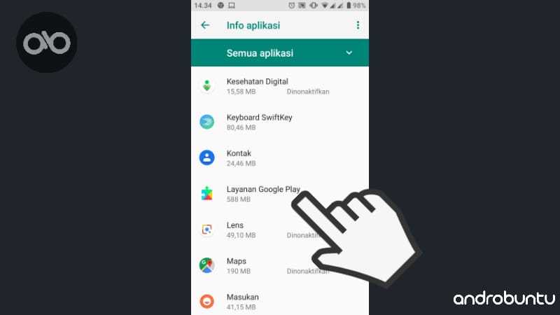Cara Mengatasi Layanan Google Play Telah Berhenti di Android by Androbuntu.com 2