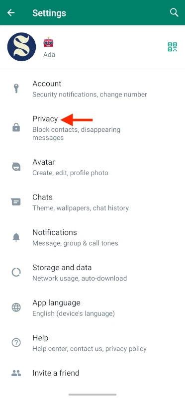 Cara Menghilangkan Status Online di WhatsApp 2
