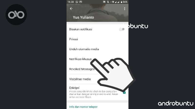 Cara Menonaktifkan Fitur Panggilan Suara di WhatsApp untuk Semua Kontak by Androbuntu.com 3
