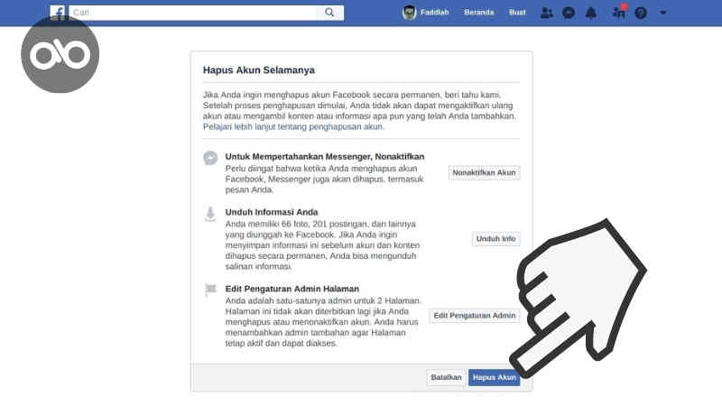 Cara Menghapus dan Menonaktifkan Facebook by Androbuntu.com 4