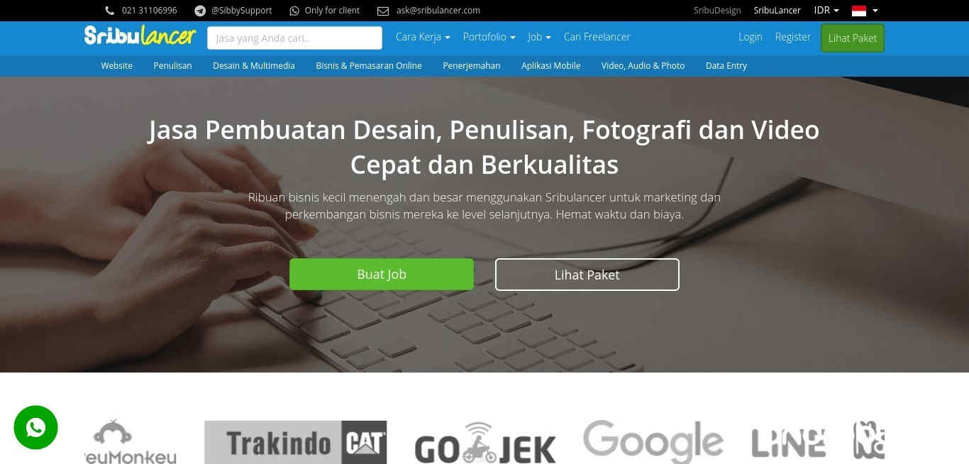 Situs Kerja Online Indonesia Terbaik dan Terpercaya by Androbuntu.com 2
