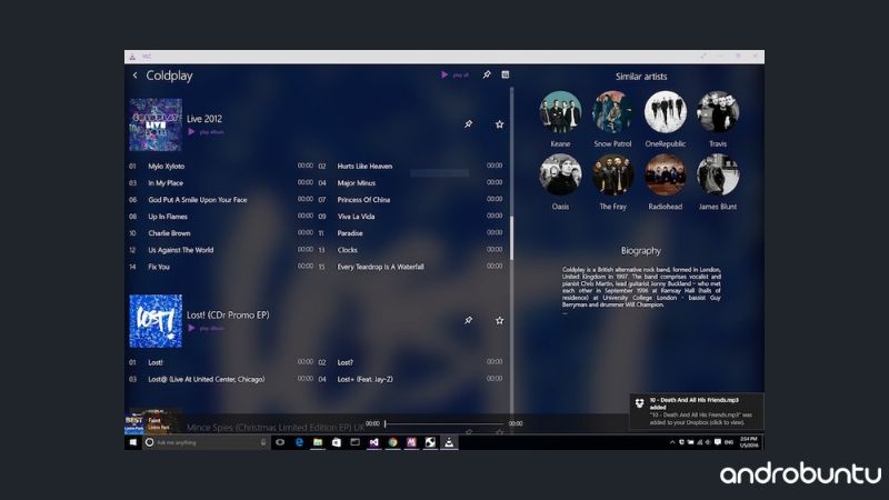 Aplikasi Pemutar Musik PC Terbaik by Androbuntu 7