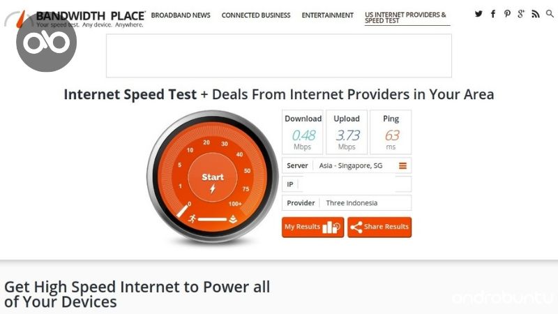 Cara Mengetahui Kecepatan Internet di PC dan Ponsel by Androbuntu.com 6