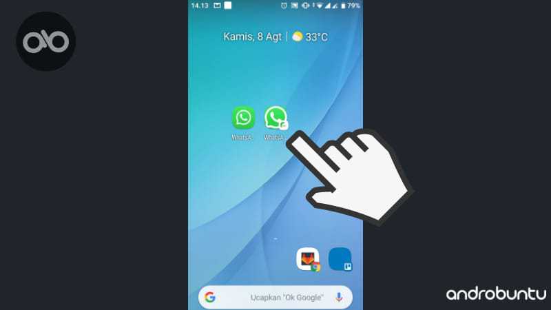 Cara Install dan Menggunakan 2 Akun WhatsApp di Android by Androbuntu.com 6